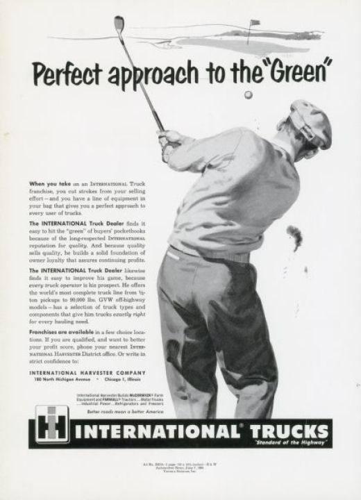 1954 International Auto Advertising